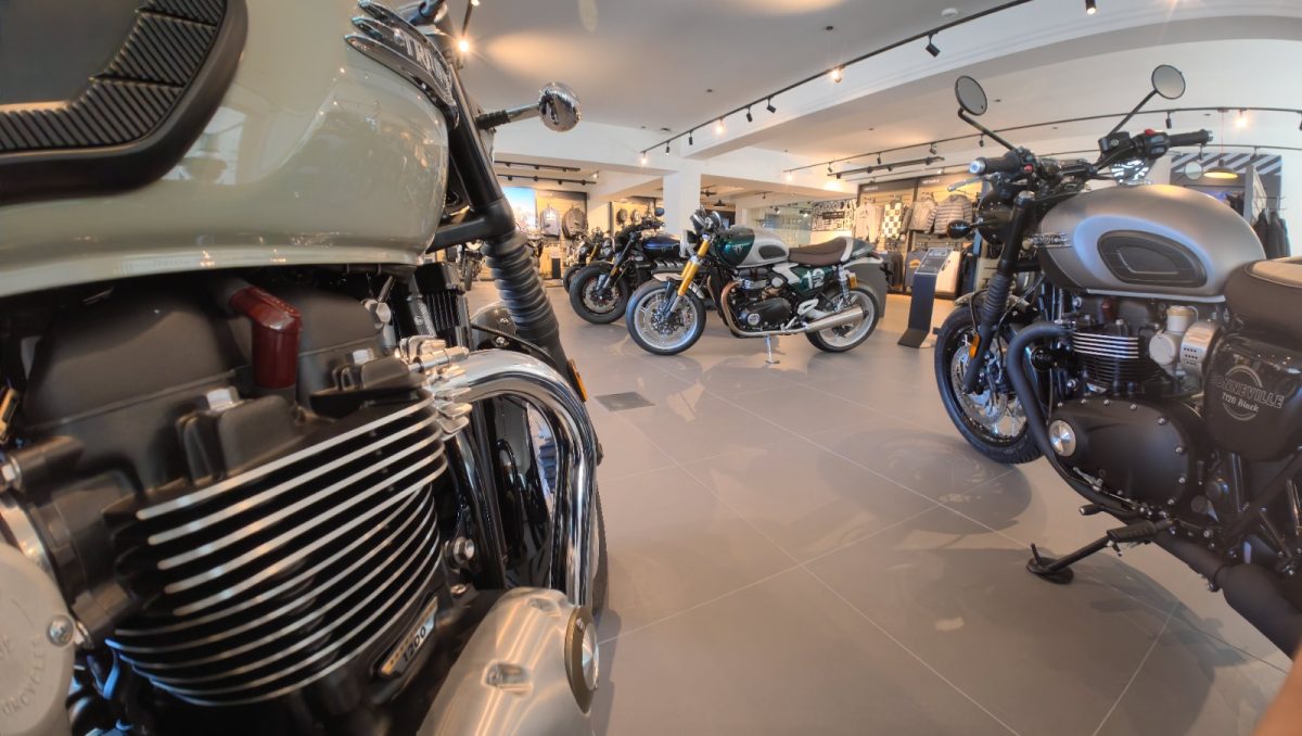 Triumph Portugal loja no Porto 