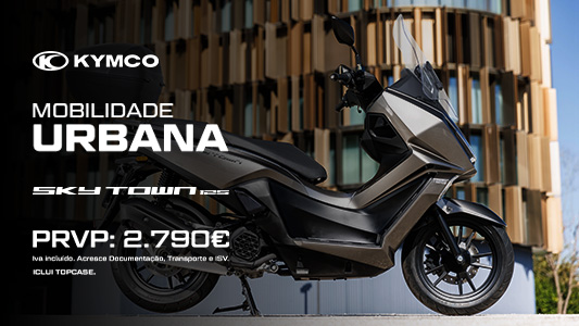 Publicidade Kymco Skytown 125